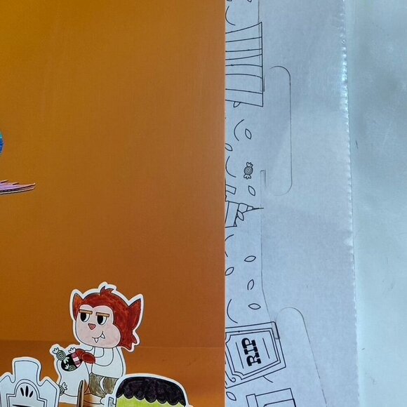 Target Halloween Color-Your-Own Haunted House Kit - Mondo Llama™ Cardboard SB - Picture 5 of 8